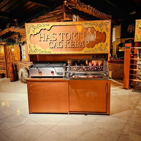 Gas cağ kebab machines · Copper-look model · 200 cm — AG-426 · 4