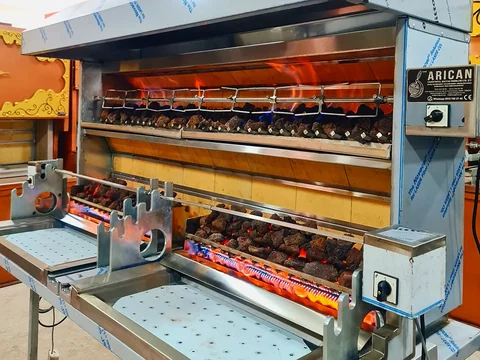 Poste de cuisson pour kebab et poulet rôti — AG-269 · 6