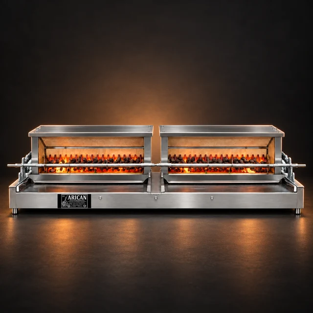 Gas cağ kebab machines