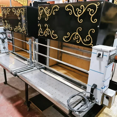 Portable cağ kebab machines · Black metal · 110 cm — AG-083 · 6