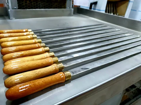 Kebab skewers · Stainless steel — AG-012 · 3