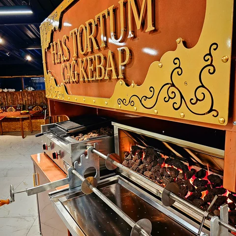 Gas cağ kebab machines · Copper-look model · 200 cm — AG-426 · 6