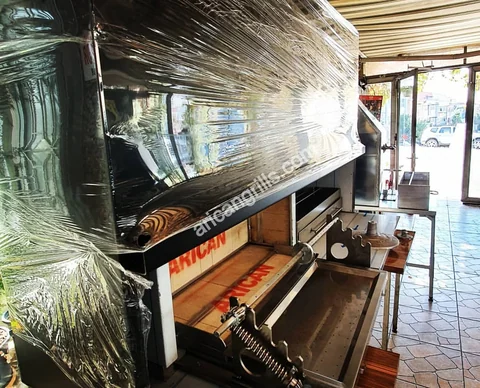 Wood-fired cağ kebab machines · Black metal · Custom design examples — AG-097 · 4