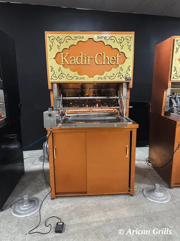 Máquinas de cağ kebab a gas · Modelo industrial · 100 cm — AG-462 · 5