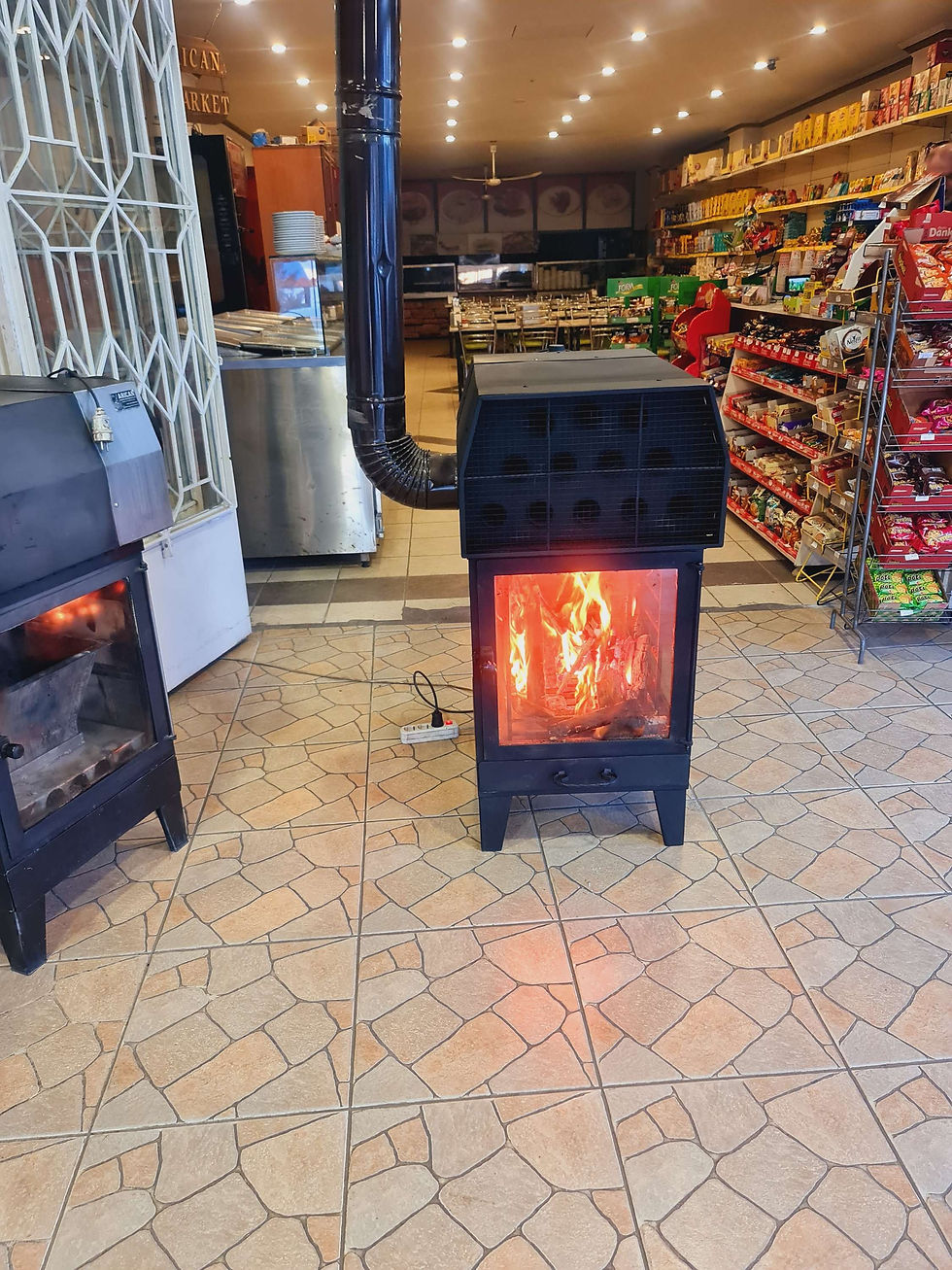 Thumbnail: Wood Fire with Fan Fireplace Ambient Heater 