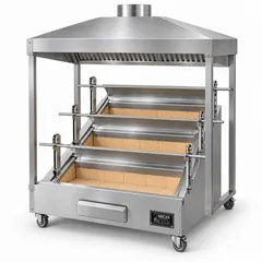 Hähnchengrill mit Haube · 3 Spieße