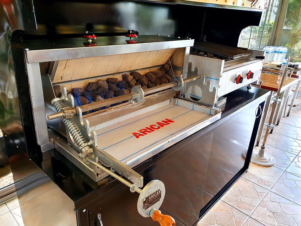 Thumbnail: Gas and Lava Stone Horizontal Kebab and Lava Stone Grill