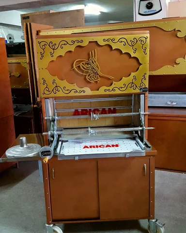 Wood-fired cağ kebab machines · Copper-look finish · Custom design examples — AG-072 · 6