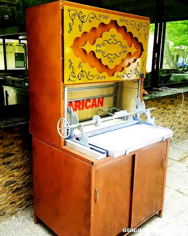 Wood-fired cağ kebab machines · Copper-look finish · Custom design examples — AG-380 · 2