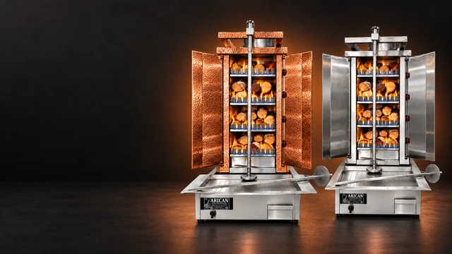 Gas & wood doner machines