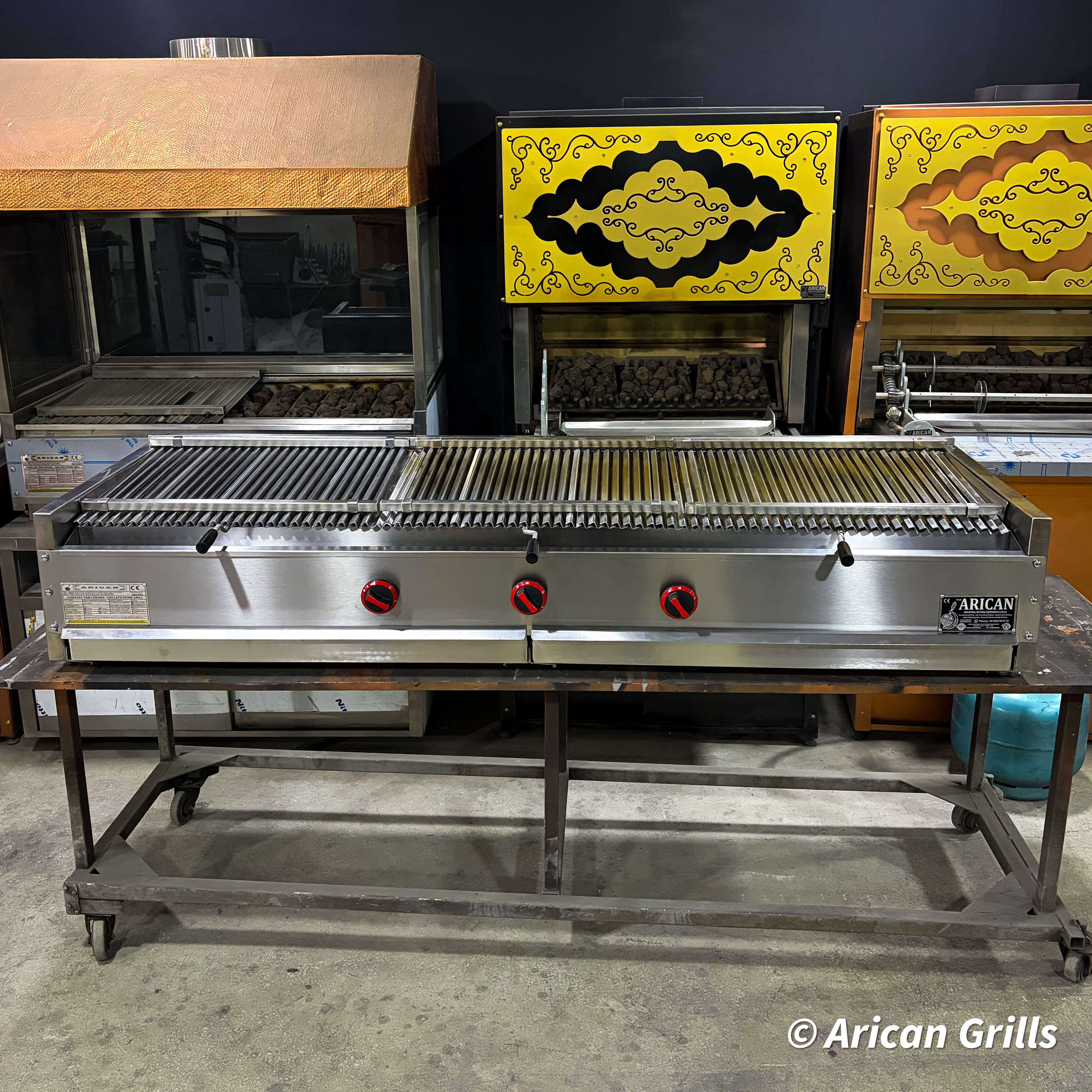 Arıcan Lava Taşlı Izgara Kebap Ocağı