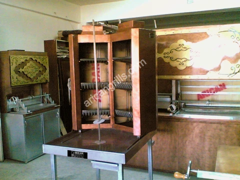 Wood & charcoal doner machine · Copper cladding — AG-249 · 1
