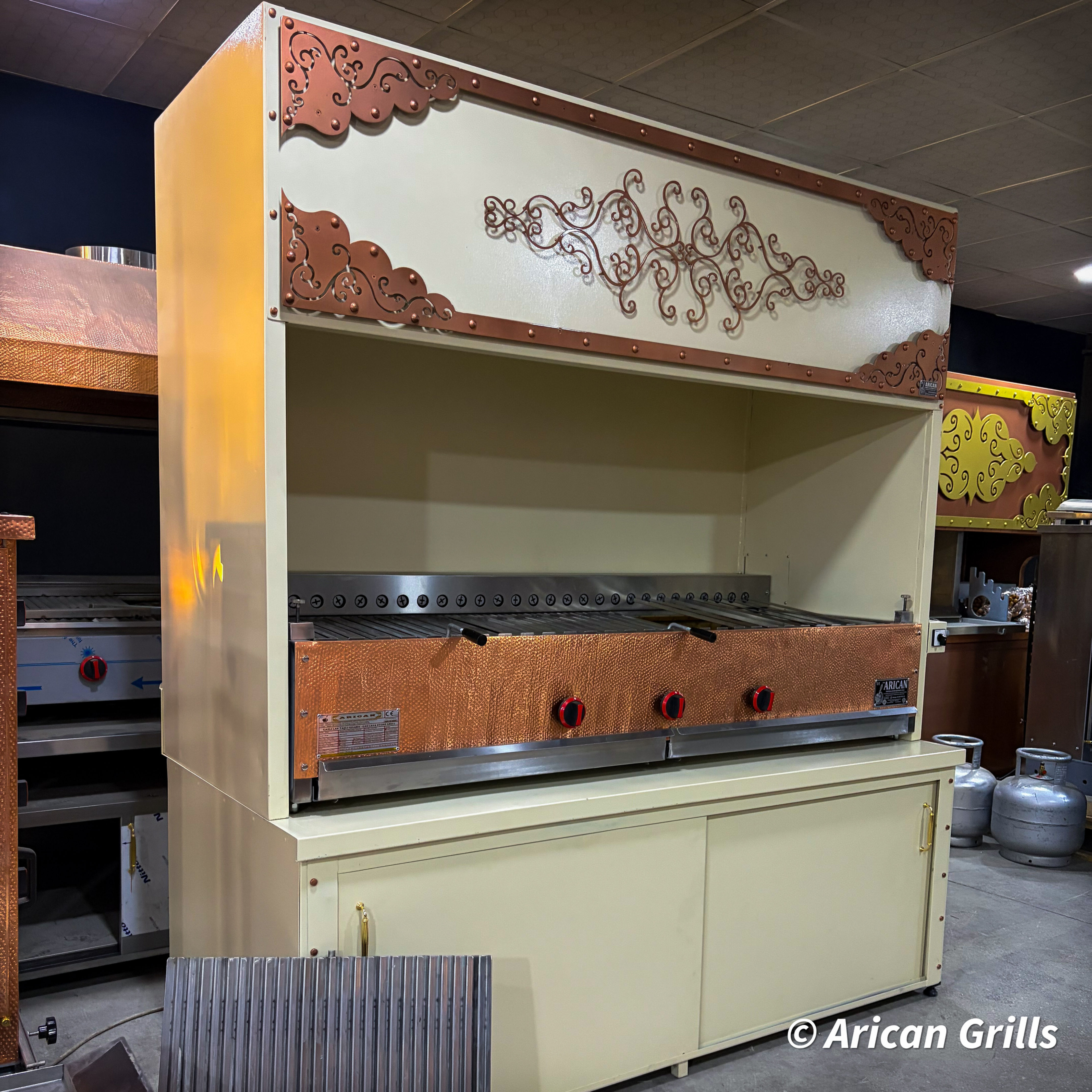 Automatic Lava Kebab Grill Industrial Arican Grills