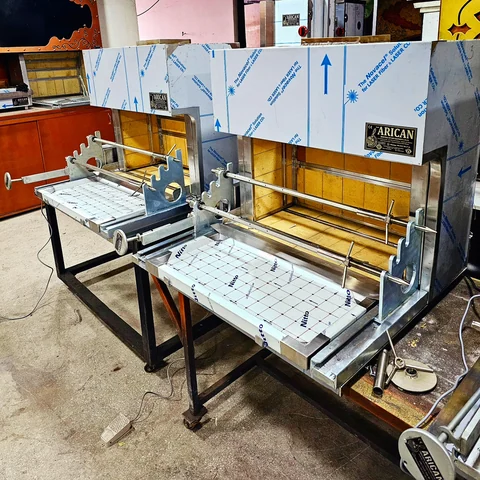 Transportable Cağ-Kebab-Grills · Edelstahl · 100 cm — AG-409 · 3