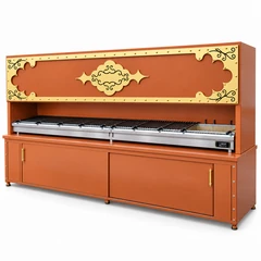 Decorative charcoal kebab grill with cabinet · 350 cm