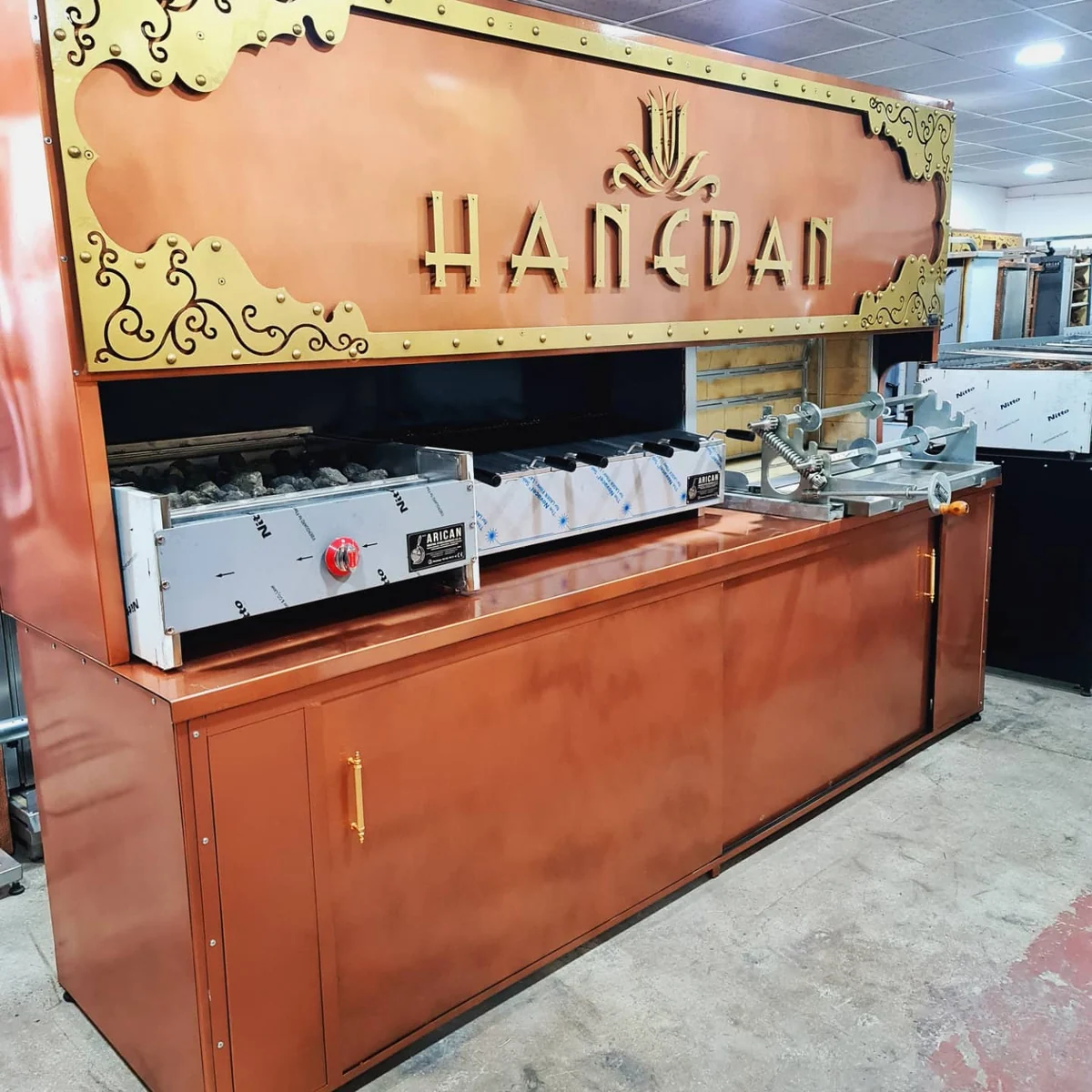 Bespoke cooking stations · Custom design examples — AG-250 · 1