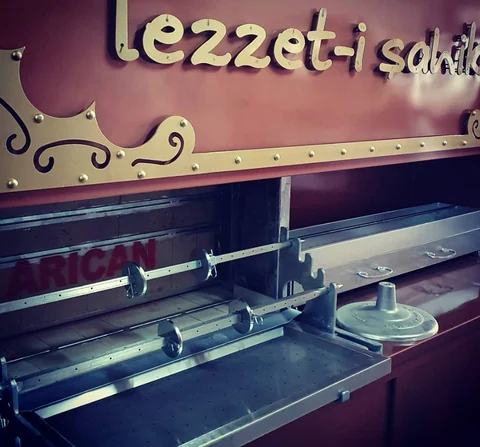 Wood-fired cağ kebab machines · Copper-look finish · Custom design examples — AG-072 · 3