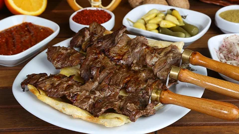 Cağ kebab serving skewers — AG-117 · 2