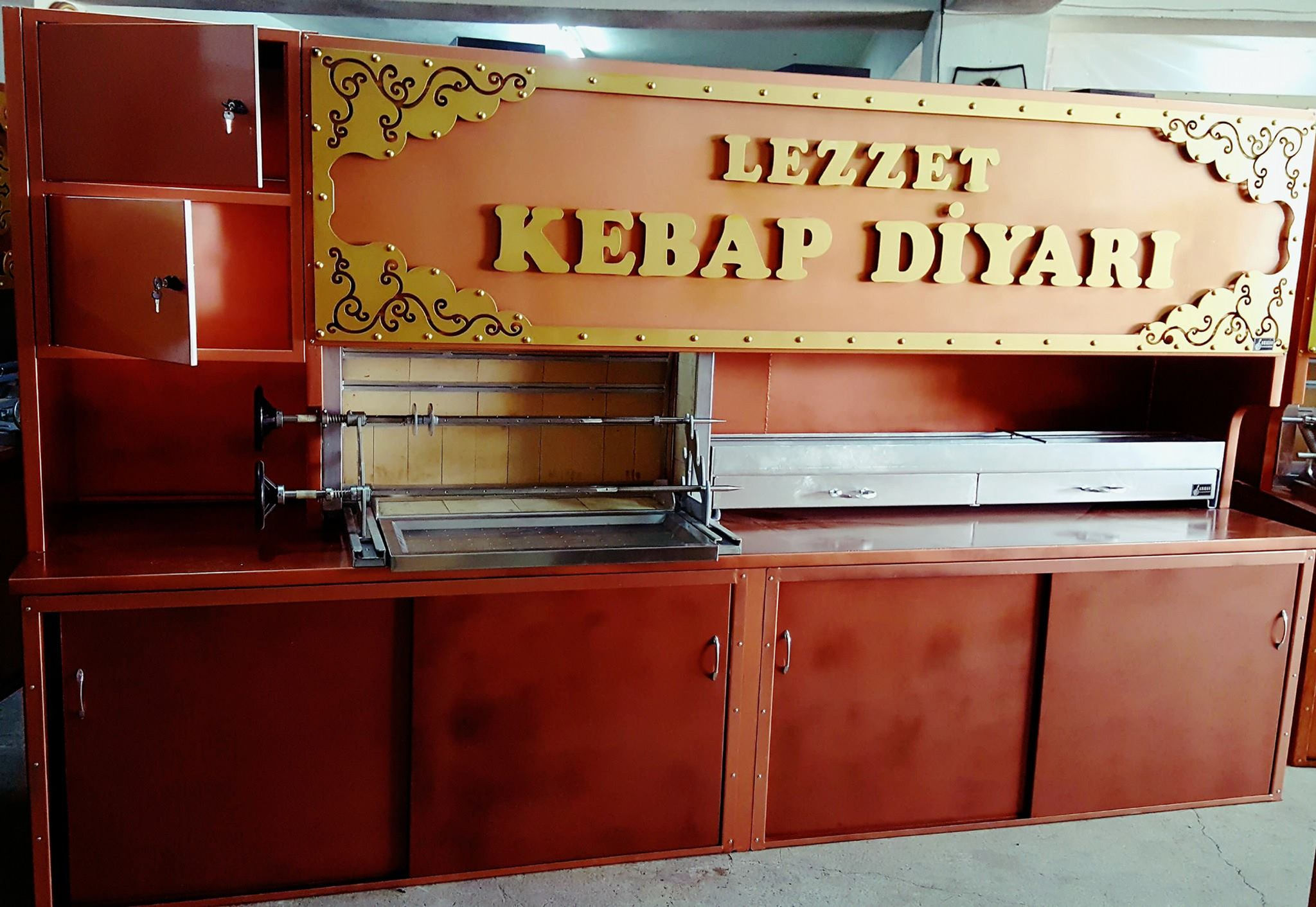 Kebap Diyarı Erzurum Cağ Kebap Ocak Takımı 350 cm