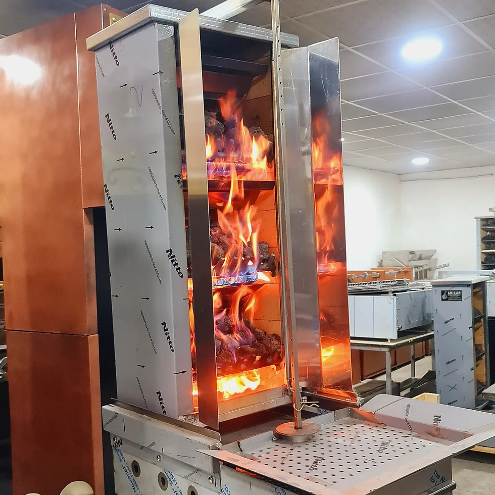 Küçük resim: Alttan Motorlu Doner Shawarma Makinesi