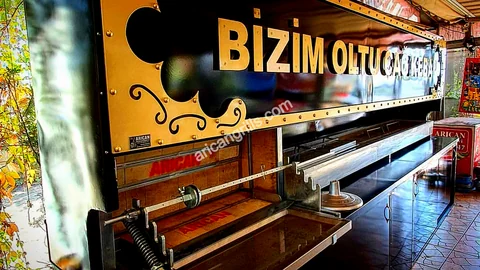Wood-fired cağ kebab machines · Black metal · Custom design examples — AG-176 · 4