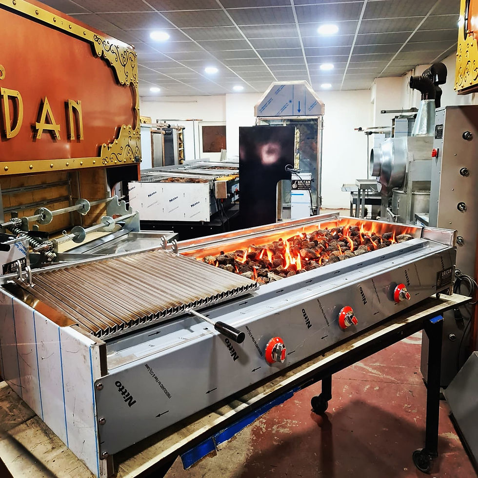 Thumbnail: Gas and Lava Stone Grill Bbq Stainless Steel