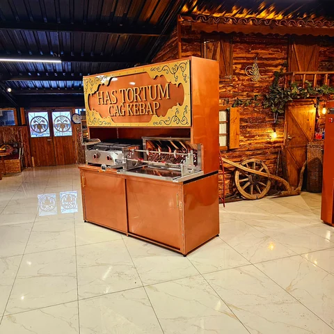 Gas cağ kebab machines · Copper-look model · 200 cm — AG-426 · 10