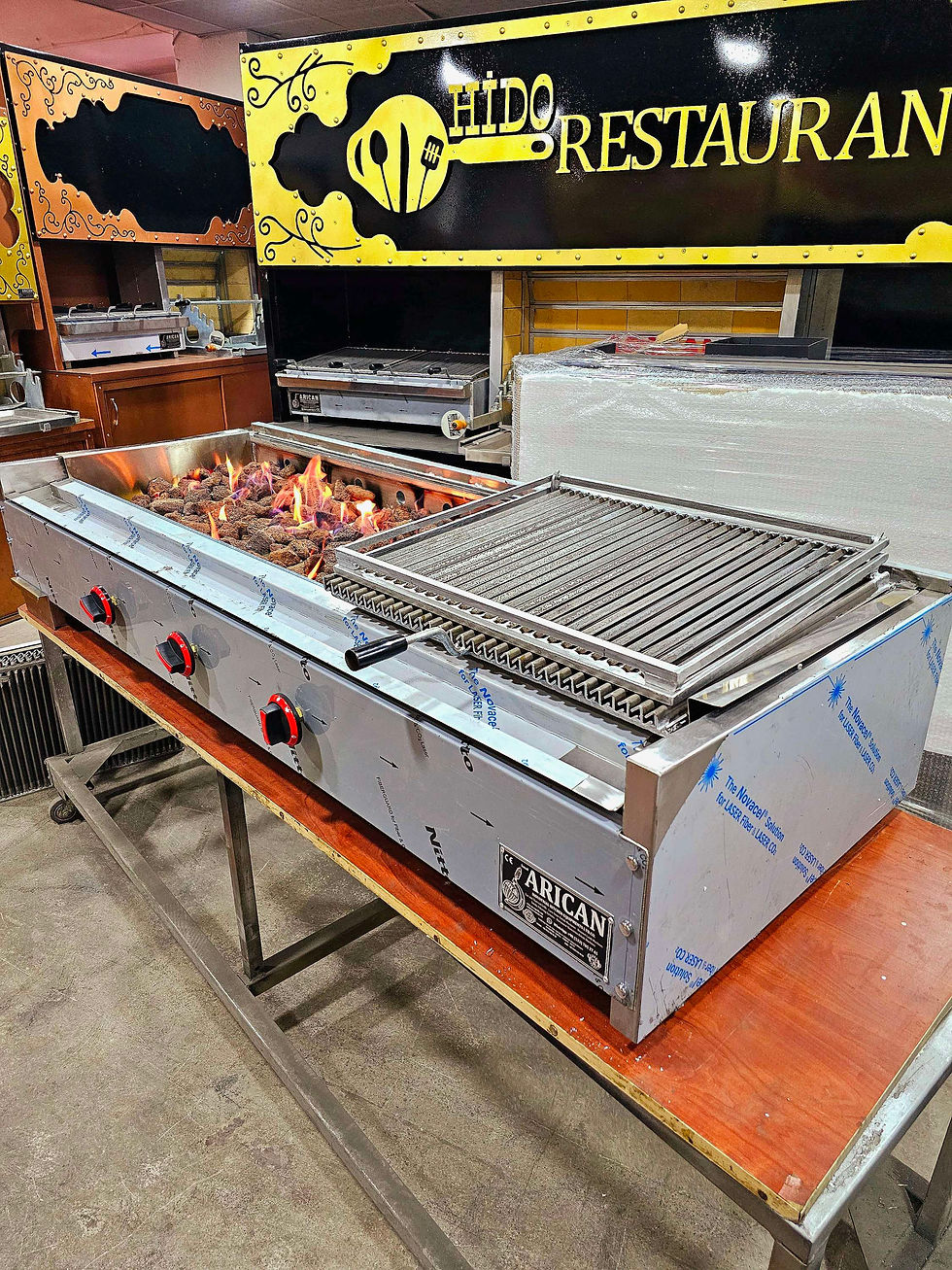 Thumbnail: Gas and Lava Stone Grill Industrial 175 cm