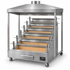 Hähnchengrill mit Haube · 6 Spieße