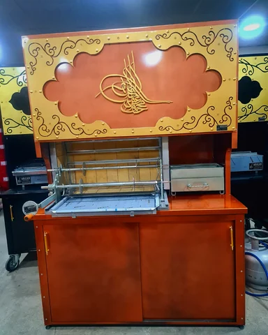 Machines à cağ kebab au bois · Aspect cuivre · 150 cm — AG-040 · 5
