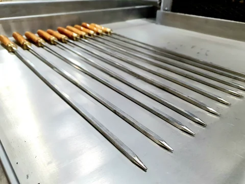 Kebab skewers · Stainless steel — AG-292 · 2