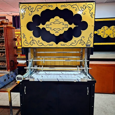 Wood-fired cağ kebab machines · Black metal · 125 cm — AG-439 · 8