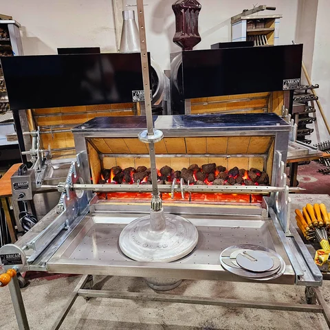 Gas cağ kebab machines · Portable model · 100 cm — AG-466 · 5