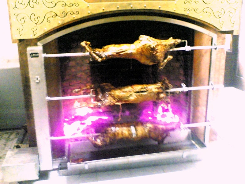 Küçük resim: Odunlu Kuzu Çevirme Ocağı 3'lü