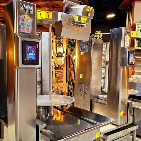 Machine à kebab avec découpe automatique · Rotation motorisée — AG-444 · 6