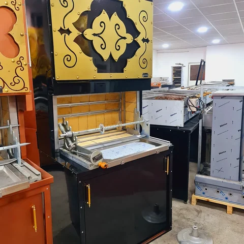 أفران كباب جاغ بالحطب · معدن أسود · 100 cm — AG-164 · 5