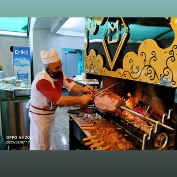 Seyyar cag kebap ocagi
Yatik doner tezgahi