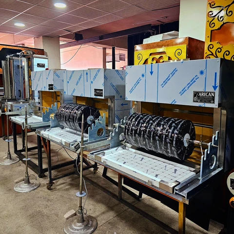 Transportable Cağ-Kebab-Grills · Edelstahl · 100 cm — AG-409 · 1