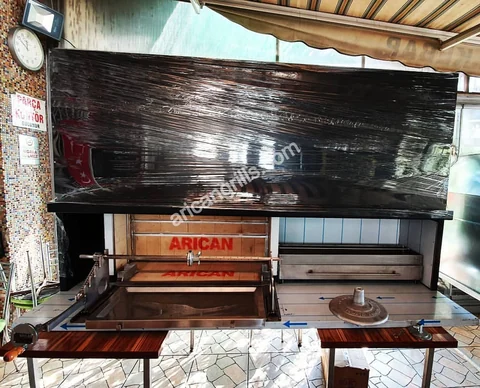 Wood-fired cağ kebab machines · Black metal · Custom design examples — AG-097 · 6
