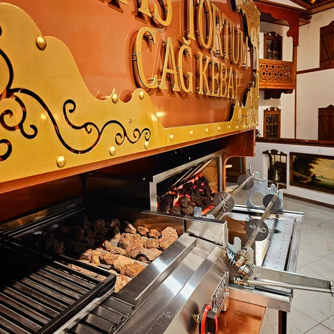 Gas cağ kebab machines · Copper-look model · 200 cm — AG-426 · 8
