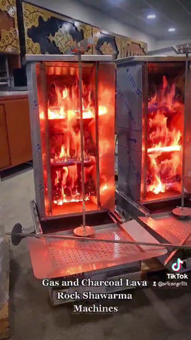 Thumbnail: Shawarma Kebab Doner Machine Gas and Lava Rock Hybrid Charcoal