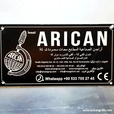 Wood-fired cağ kebab machines · Stainless steel · 200 cm — AG-159 · 3