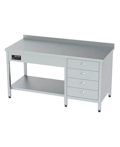 Stainless steel workbench · Stainless steel — AG-026 · 1