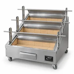 Holzkohle-Hähnchengrill · 3 Spieße