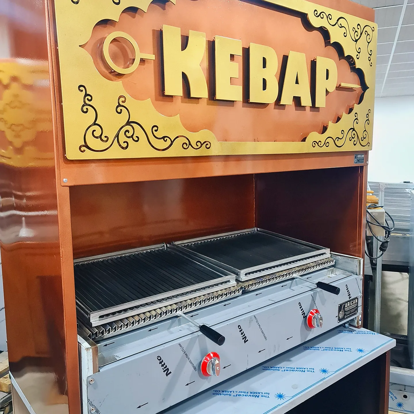 Gas and Lava Stone Grill Bbq