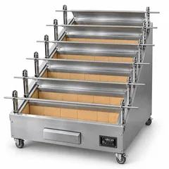 Holzkohle-Hähnchengrill · 6 Spieße