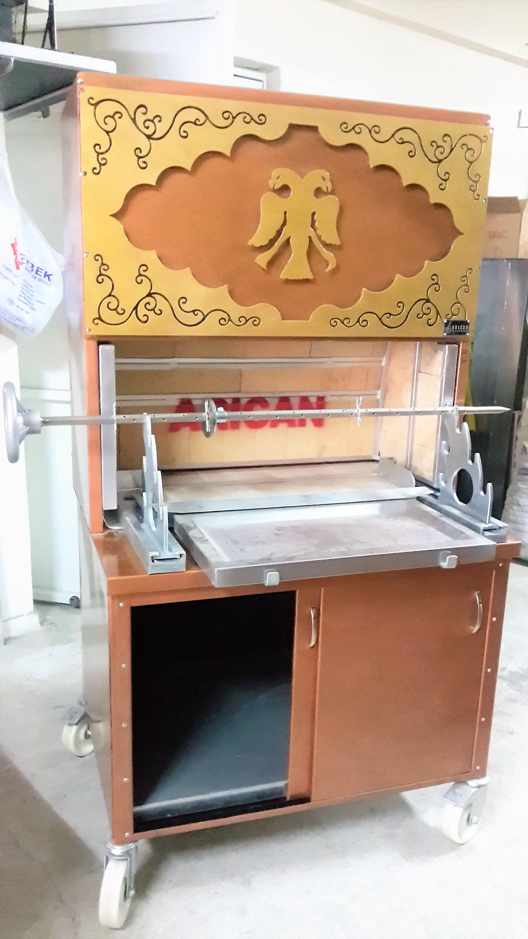Cağ Kebap Yatık Döner Ocağı 100 cm