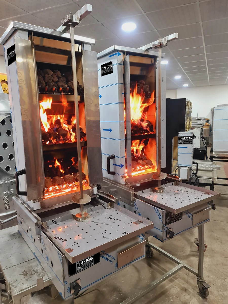 Gas & lava rock doner machine — AG-362 · 1