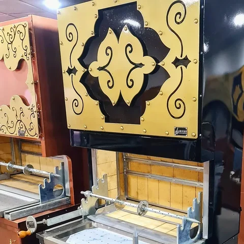 أفران كباب جاغ بالحطب · معدن أسود · 100 cm — AG-164 · 6
