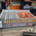 Thumbnail: Automatic  Rotating Kebab Skewers Gas&Lava Stone Grill Barbecue 